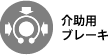 ノーパンクタイヤ車椅子 自走式 サイズ中