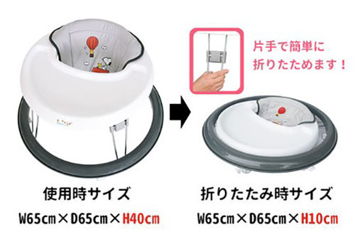 スヌーピー よちよちウォーカー eiwa 永和 歩行器