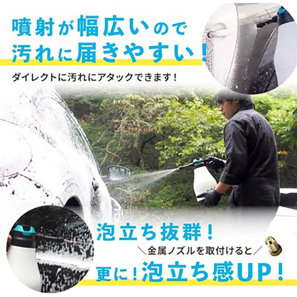 スノーメン『どこでも洗車を実現させる雪男がやってきた』 NAGARA CARWASH ながら洗車 03