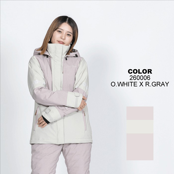 スノーウェア メンズ用  LADIES’ SUIT O.WHITE×R.GRAY Lサイズ ONYONE オンヨネ 02