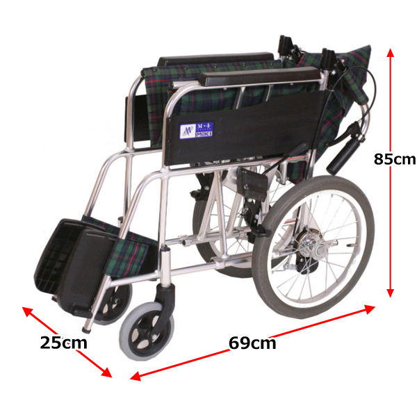 スタンダード車椅子 介助式 MPCN-46JD Miki ミキ のレンタル | ダーリング
