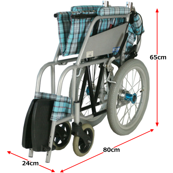 片山車椅子製作所 軽量・スタンダード車椅子 KARL カール 介助式 KW 