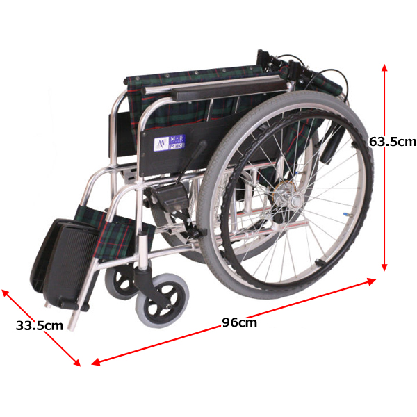 ミキ スタンダード車椅子 自走式 MPN-40JD のレンタル | ダーリング